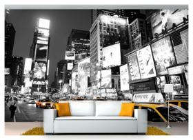 Papel De Parede Cidade Prédios Ny Taxi 3D 6M² Ncd238