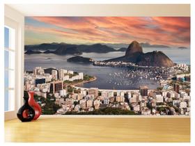 Papel De Parede Cidade Rio De Janeiro Por Sol 3,5M Ncd328 - Você Decora
