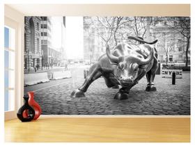 Papel De Parede Cidade Wall Street Touro Bull 3,5M Ncd281 Papel De Parede Cidade Wall Street Touro Bull 3,5M Ncd281