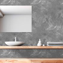 Papel de Parede Cimento Queimado Grafite 250