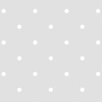 Papel De Parede Cinza E Bolinhas Brancas Poa Autocolante