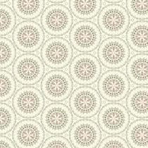 Papel De Parede Círculos Floridos Adesivo Lavável Decorativo Papel De Parede Círculos Floridos Adesivo Lavável Decorativo