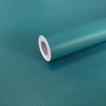 Papel de Parede Colorido Azul Fosco Lavável com 45cmx10 Metros Paredes Móveis Eletrodomésticos Papel Adesivo