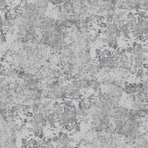 Papel de Parede Colorkey - Col1004 Textura Cinza/ Prata - Rolo Fechado de 53cm x 10Mts - Edantex