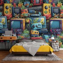 Papel de parede colors videogame colorido