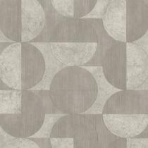 Papel de Parede Concrete Geométrico Cinza 521351