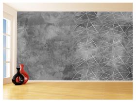 Papel De Parede Concreto Queimado Listra Risco 3,5M Kkt66 Papel De Parede Concreto Queimado Listra Risco 3,5M Kkt66