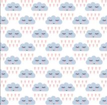 Papel de Parede Contact Decorado 45cm x 10m Chuva De Amor Plastcover - De Casa Magazine