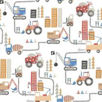 Papel de Parede de Construção G78361 Colorido
