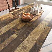 Papel de parede de madeira FunStick Brown 40cm x 6m Vinil impermeável