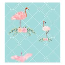 Papel de Parede Decorativo Flamingo - Adesivo Autocolante Papel de Parede Decorativo Flamingo - Adesivo Autocolante