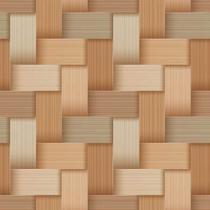 Papel de Parede Decorativo Madeira 3D Trançada Clara 3,3m Papel de Parede Decorativo Madeira 3D Trançada Clara 3,3m