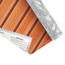 Papel de Parede Decorativo Madeira Ripado Realista 3d 5m