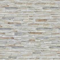 Papel De Parede Decorativo Pedra Em Tons De Cinza 3,30x0,50m