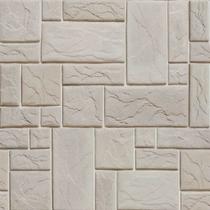 Papel De Parede Decorativo Pedra Geométrica Cor Areia 3,30m