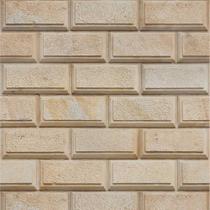 Papel De Parede Decorativo Tijolinho Bege Clássico - 3,30m Papel De Parede Decorativo Tijolinho Bege Clássico - 3,30m