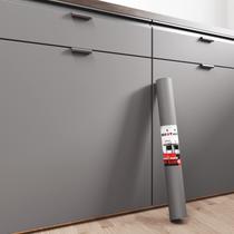 Papel de parede Decotalk Solid Grey 30x1000cm Peel and Stick Vinyl
