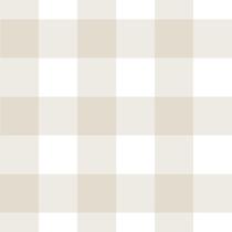 Papel de Parede Doce Estilo Xadrez Bege 81857