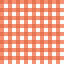 Papel de Parede Doce Estilo Xadrez Laranja 82311