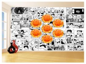 Papel De Parede Dragon Ball Esferas Do Dragão 3,5M Dbz736