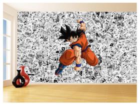 Papel De Parede Dragon Ball Goku Página Manga 3,5M Dbz513