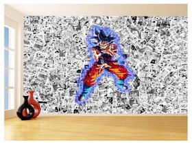 Papel De Parede Dragon Ball Goku Página Manga 3,5M Dbz518