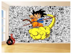 Papel De Parede Dragon Ball Goku Página Manga 3,5M Dbz522