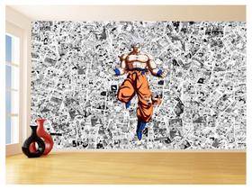 Papel De Parede Dragon Ball Goku Página Manga 3,5M Dbz524