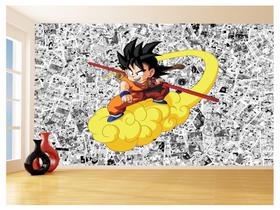 Papel De Parede Dragon Ball Goku Página Manga 3,5M Dbz527 - Você Decora