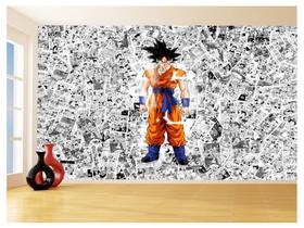 Papel De Parede Dragon Ball Goku Página Manga 3,5M Dbz529