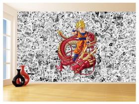 Papel De Parede Dragon Ball Goku Página Manga 3,5M Dbz544