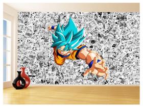 Papel De Parede Dragon Ball Goku Página Manga 3,5M Dbz545