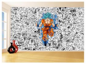 Papel De Parede Dragon Ball Goku Página Manga 3,5M Dbz550