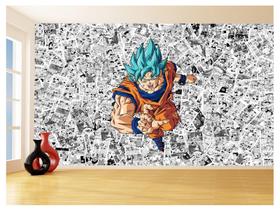 Papel De Parede Dragon Ball Goku Página Manga 3,5M Dbz551