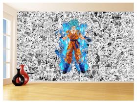 Papel De Parede Dragon Ball Goku Página Manga 3,5M Dbz552