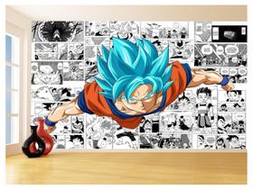 Papel De Parede Dragon Ball Goku Página Manga 3,5M Dbz650