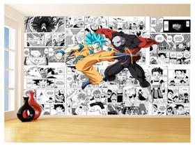 Papel De Parede Dragon Ball Goku Página Manga 3,5M Dbz652