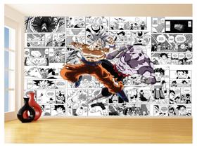 Papel De Parede Dragon Ball Goku Página Manga 3,5M Dbz672