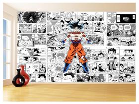 Papel De Parede Dragon Ball Goku Super Sayajin 3,5M Dbz681