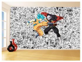 Papel De Parede Dragon Ball Goku Vegeta Anime 3,5M Dbz162