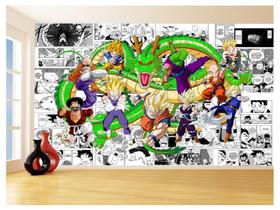 Papel De Parede Dragon Ball Goku Vegeta Anime 3,5M Dbz208