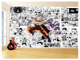 Papel De Parede Dragon Ball Goku Vegeta Anime 3,5M Dbz248