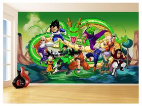 Papel De Parede Dragon Ball Goku Vegeta Anime 3,5M Dbz277