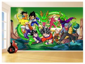 Papel De Parede Dragon Ball Goku Vegeta Anime 3,5M Dbz293