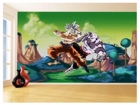 Papel De Parede Dragon Ball Goku Vegeta Anime 3,5M Dbz334
