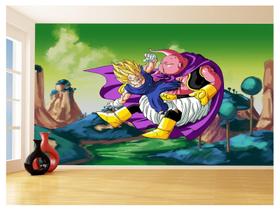 Papel De Parede Dragon Ball Goku Vegeta Anime 3,5M Dbz341