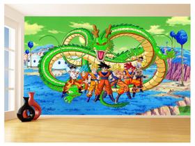 Papel De Parede Dragon Ball Goku Vegeta Anime 3,5M Dbz389