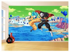 Papel De Parede Dragon Ball Goku Vegeta Anime 3,5M Dbz416