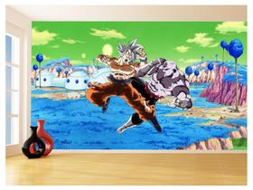 Papel De Parede Dragon Ball Goku Vegeta Anime 3,5M Dbz418