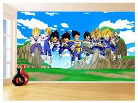 Papel De Parede Dragon Ball Goku Vegeta Anime 3,5M Dbz471